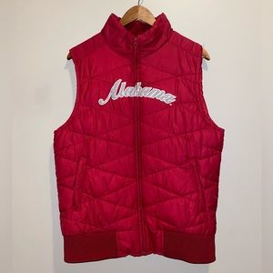 Colosseum Athletics Alabama Puffer Vest size XL